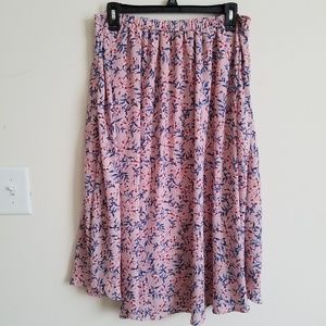 Pink Midi Skirt
